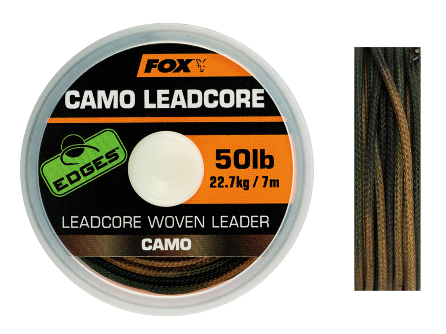 Fox Bords leadcore lead clip Leadcore Leaders 3pk Camouflage Léger CAC575 Pêche à La Carpe