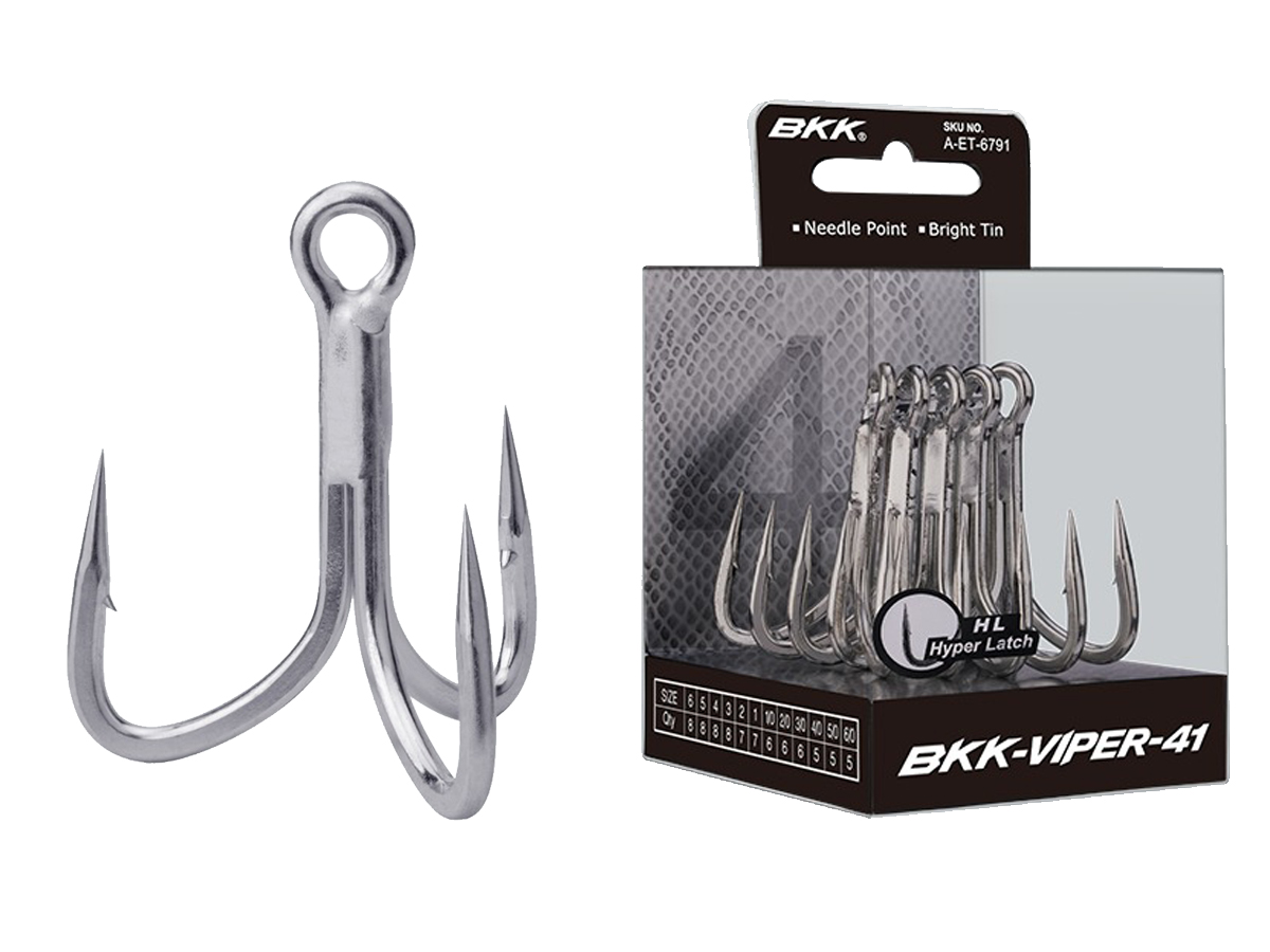 BKK Viper-41 - Hameçons Triples Mer - Magasin De Peche
