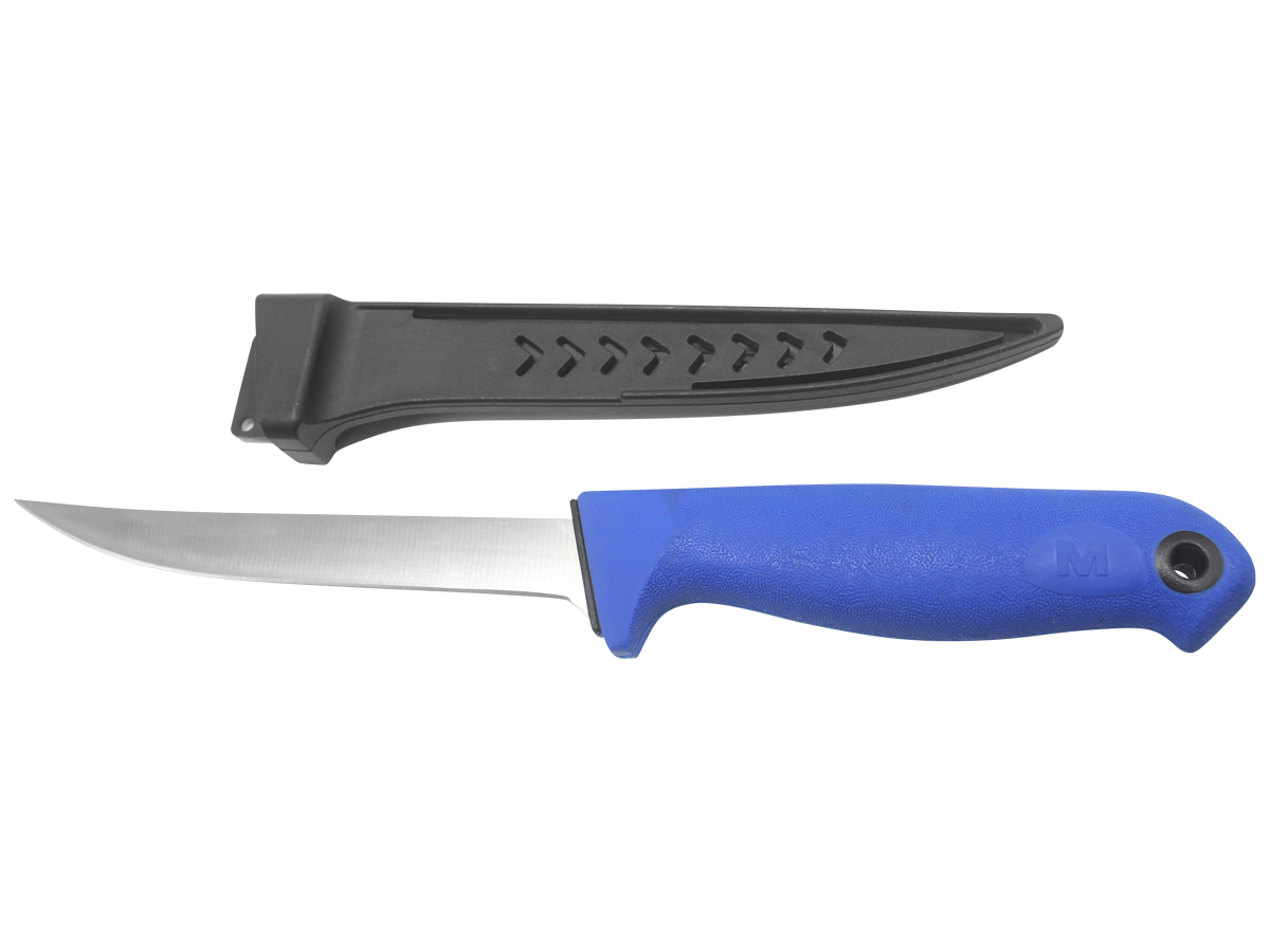 Mustad 4" LAME Appât de pêche Couteau avec fourreau MT020 Filet Livraison gratuite Nouveau 