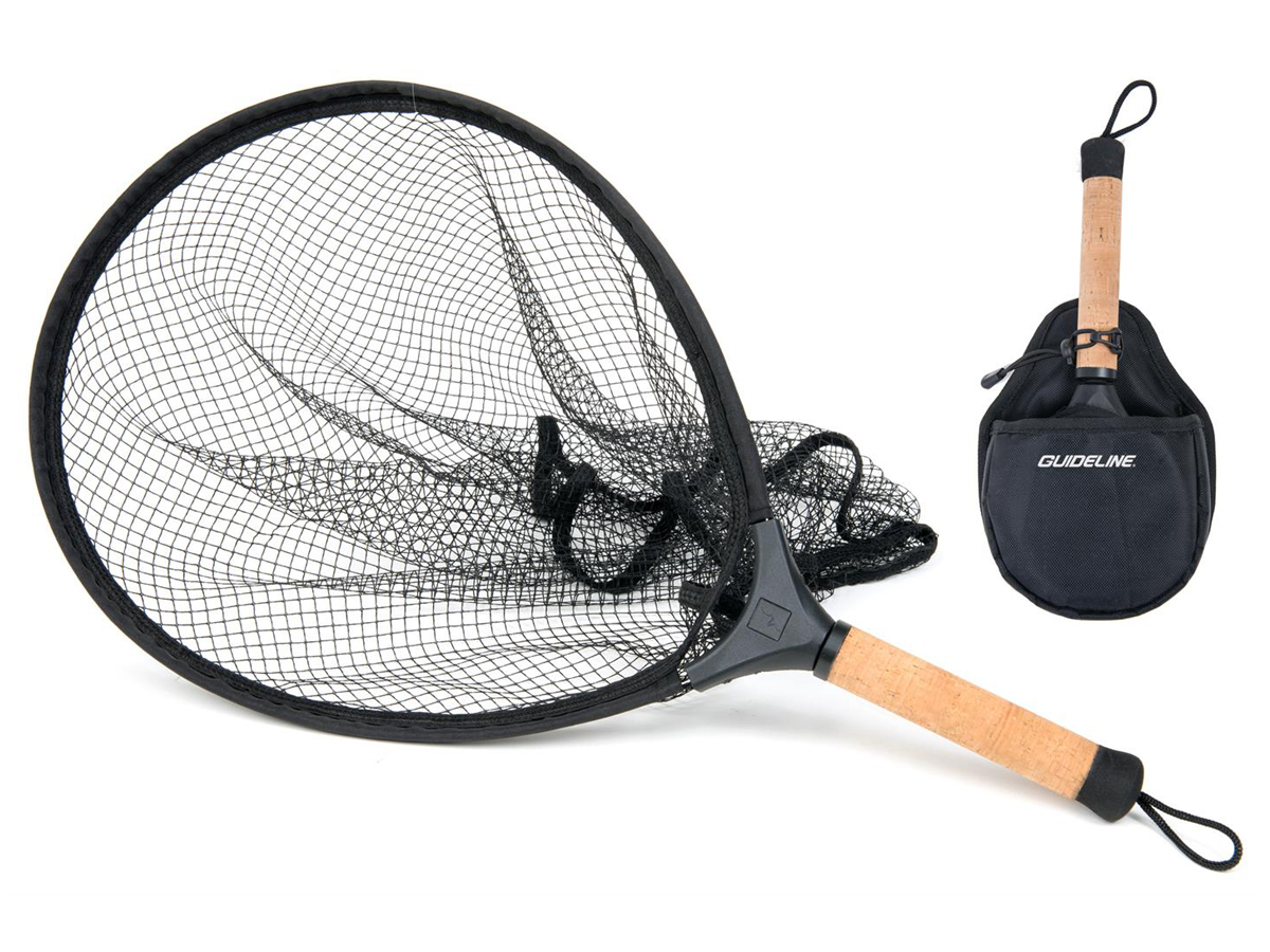 Épuisette De Pêche à La Mouche HUFFA – Filet Sans Nœuds En Nylon, Manche Pratique, Grand Panier, Imperméable, Pour Truite Et Poissons