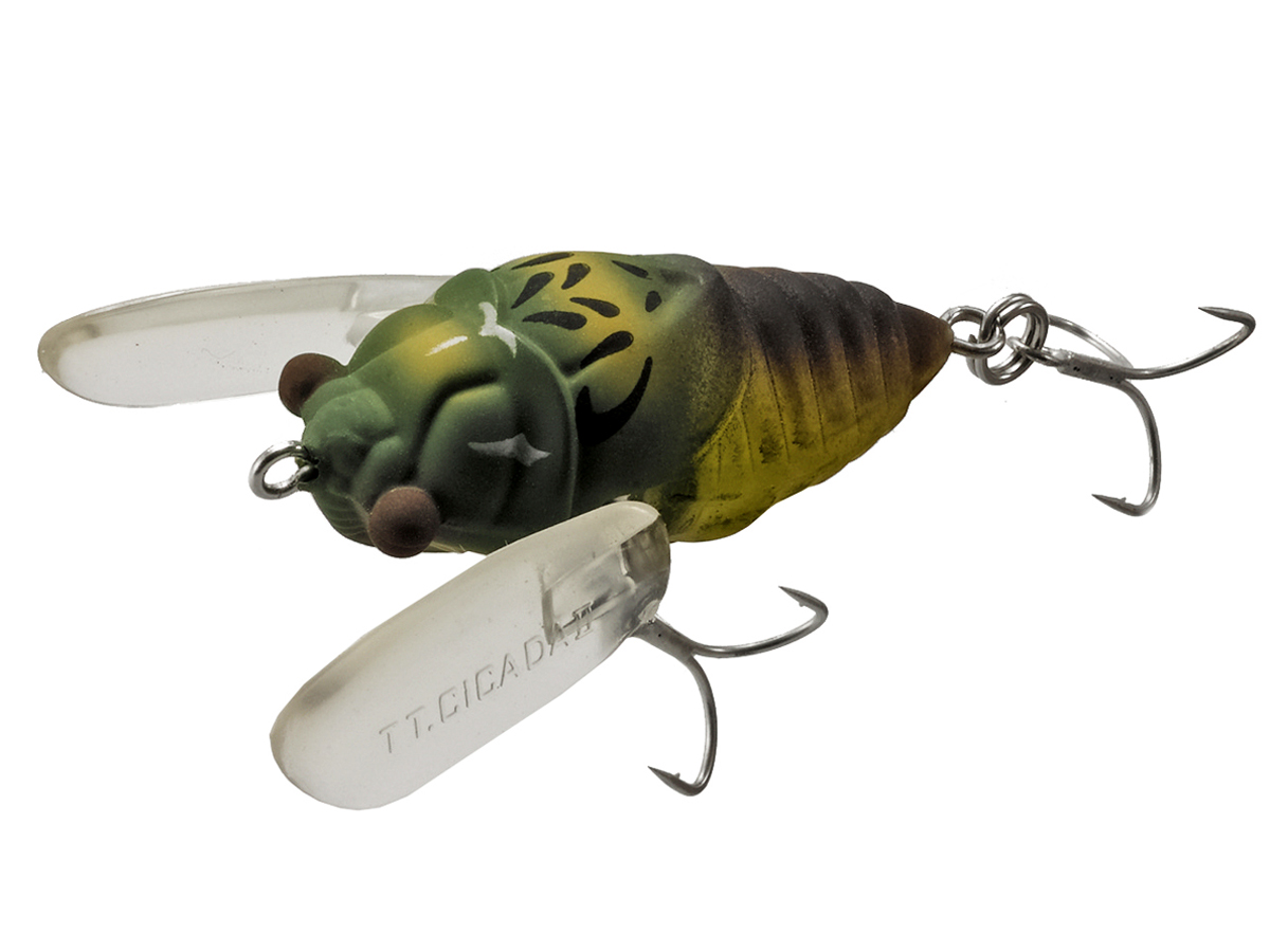 Pour pêche à l'achigan leurre flottant à insectes ailes mobiles leurre