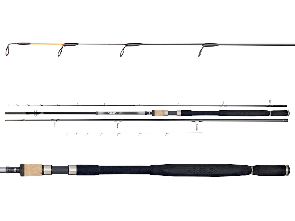 Daiwa N'ZON Super Slim Carp Feeder 3,66 M – Canne à Pêche Carpe Puissante Jusqu'à 240 G
