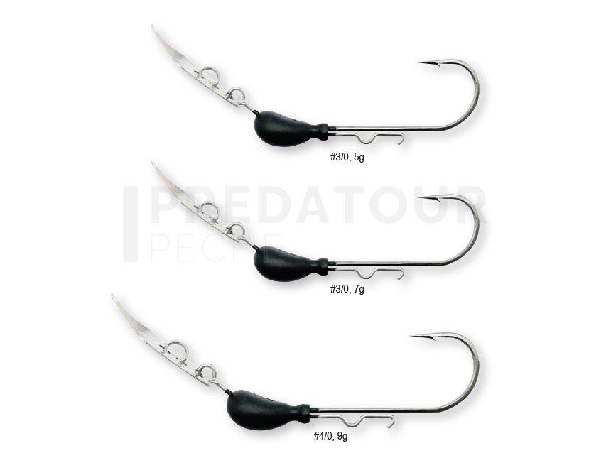 Tête plombée Savage Gear Crazy Blade Jig Head - Leurre de la pêche