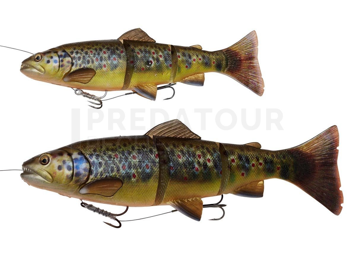 Savage Gear Leurres 4D Line Thru Trout Limited Leurres Souples Montés