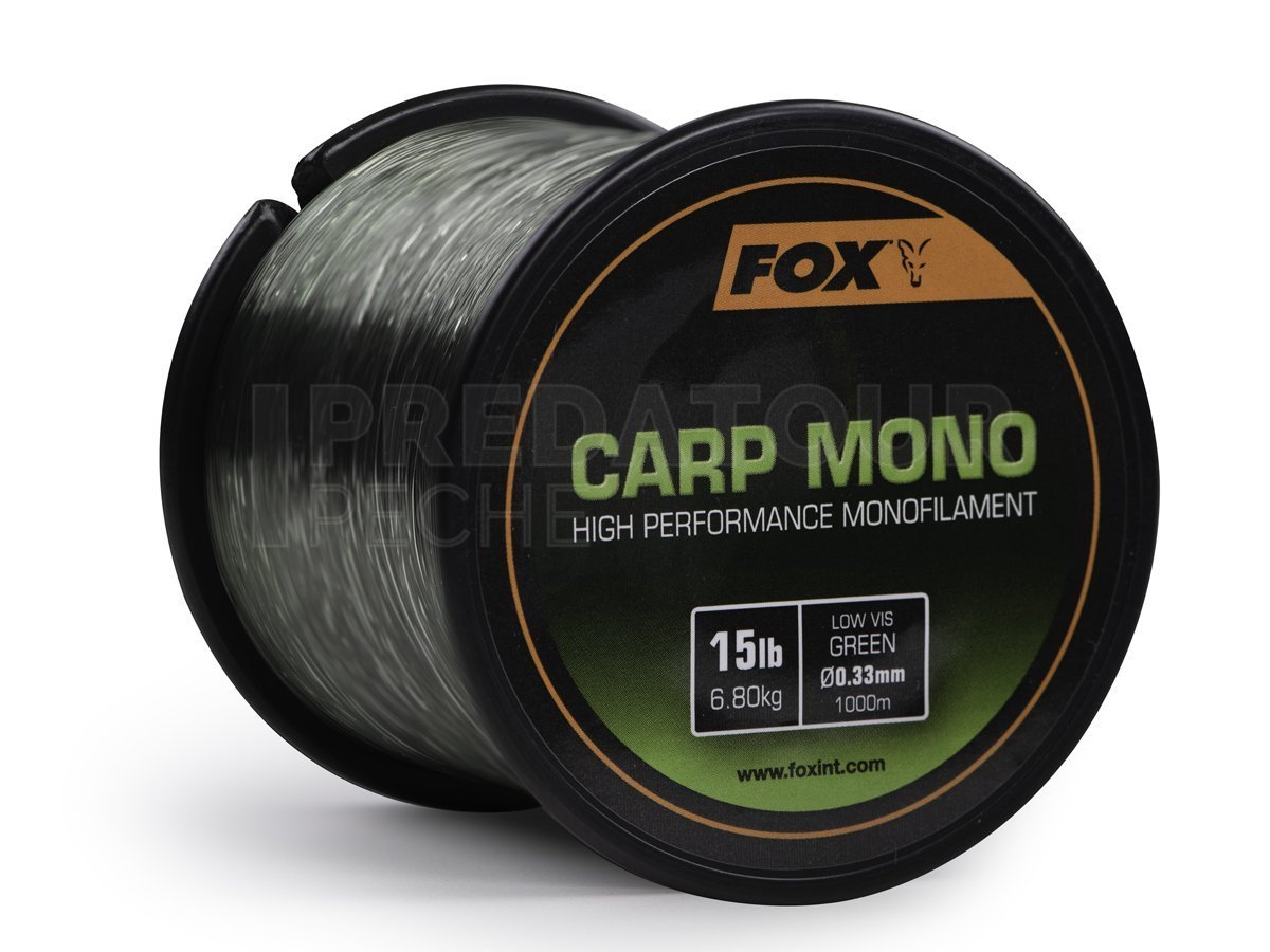 FOX Monofilaments Carp Mono - Monofilaments pêche carpe - Magasin de peche  PREDATEUR-PECHE