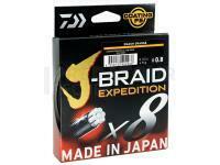 Tresse Daiwa J-Braid Expedition x8E Smash Orange 300m - 0.18mm