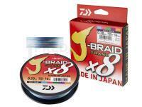 Tresse Daiwa J-Braid Grand X8 - multi-color 0.22mm 150m