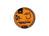 Mikado Feeder Bomb MF14 Rigs Push Stop 0.20mm/38cm - #10
