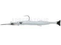 Leurre Savage Gear 3D Needlefish Pulse Tail 14cm 12g - Pearl White Silver