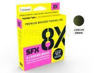 Sufix SFX 8 Carrier Braid Lo-Vis Green 135m 0.165mm