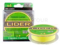 Tresse Fishing Empire Lider X4 100m fluo yellow - 0.14mm