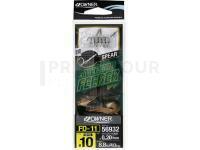Hooks with leaders Method Feeder FD-11 Spear #14 0.18mm