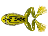 Leurres Live Target Freestyle Frog 2.0 7.5cm - Moss/Yellow