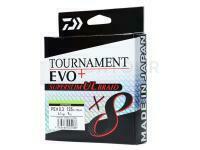Tresse Daiwa Tournament X8 Braid EVO+ SUPERSLIM UL Chartreuse 135m - PE#0.4