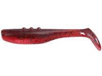 Leurre souple Dragon Bandit PRO 10cm FLUO RED/MOTOR OIL black glitter