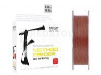 Tresse Dragon Team MegaBaits Method Feeder 8X Sinking Dark Brown 150m 0.10mm