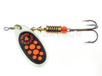 Cuiller Tournante Mepps Black Fury Silver / Red Dots - #4 | 8.00g