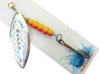 Leurre cuillère Mepps Aglia Long Rainbo #5 | 29g - Silver