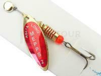 Leurre cuillère Mepps Aglia Long Redbo #2 | 7g - Gold