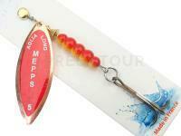 Leurre cuillère Mepps Aglia Long Redbo #5 | 29g - Copper