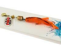 Leurre cuillère Mepps Aglia TW Mino #1 | 5g | 5.5 cm mino - Silver / red