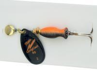 Leurre cuillère Mepps Aglia LongCast #2 8g - Black / Orange