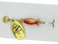 Leurre cuillère Mepps Aglia LongCast #2 8g - Gold / Red