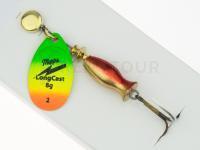 Leurre cuillère Mepps Aglia LongCast #2 8g - Tiger