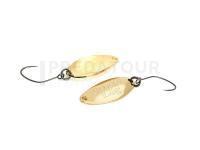 Cuillère ondulante truite Nories Masukuroto Sofia 1.6g 25mm - #012 (Gold / Gold)