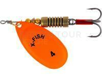 Leurre X-Fish Stark #4 9.5g - Nikel UV orange