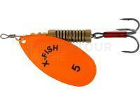 Leurre X-Fish Stark #5 14g - Nikel UV orange