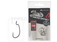 Hameçons Mikado Jaws Micro Offset - #8