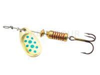 Cuiller Tournante Mepps Comet Decorees #00 1.5g - Gold/Blue Dots