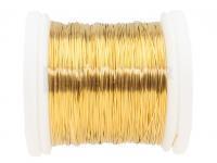 FMFly X-Fine Wire 0.18mm 18yds 15m - Brass ( yellow gold )