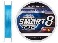 Tresse Favorite Smart PE 8x 150m (sky blue) - #0.8/0.153mm 15lb/6.8kg