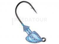 Têtes plombées Strike King Baby Squadron Swimbait Head 5/16oz 8.8g - Blue Glimmer