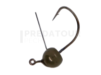 X Zone Tungsten Weedless Wacky Jig Head Green Pumpkin 5g ‑ 3/16oz