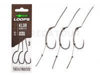 Korda Hameçons Loop Rigs Klor Barbless