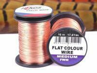 Hends Flat Colour Wire Medium - COPPER