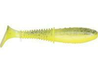 Invader Pro  5cm - Super Yellow/Clear - black glitter