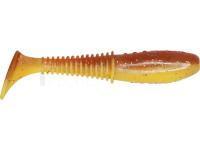 Leurre souple Dragon Invader Pro  7.5cm - Chartreuse/Mot.oil - black/silver glitter