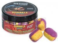 Jaxon Dumbels Duo Color Sinking Method Feeder 50g 8/10mm - Tigernuts-Corn