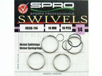 SPRO Anneaux brisés Nickel Splitrings