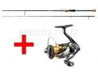 Moulinet Shimano Twin Power FD 2500S HG + GRATIS Shimano Yasei BB Street Spinning 2.10m 3-12g