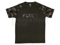 FOX Camo Khaki Chest Print T-Shirt