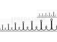 Jaxon Hameçons triples Sumato black 5 pcs