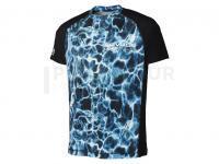 T-shirt Savage Gear Marine UV Sea Blue - XXL