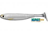 Leurres Live Target Slow-Roll Shiner Paddle Tail 7.5cm - Silver/Pearl