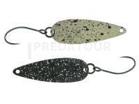 Cuillère ondulante truite Molix Lover Area Spoon 2.4 g (3/32 oz) - 335 Mat White / Black Splatter