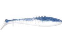 Leurre souple Dragon Lunatic Pro 8.5cm - White/Clear | Blue Glitter